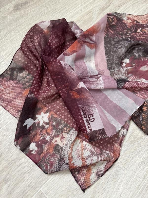 Femme Gerry Weber Écharpe Lilas Polyester Taille