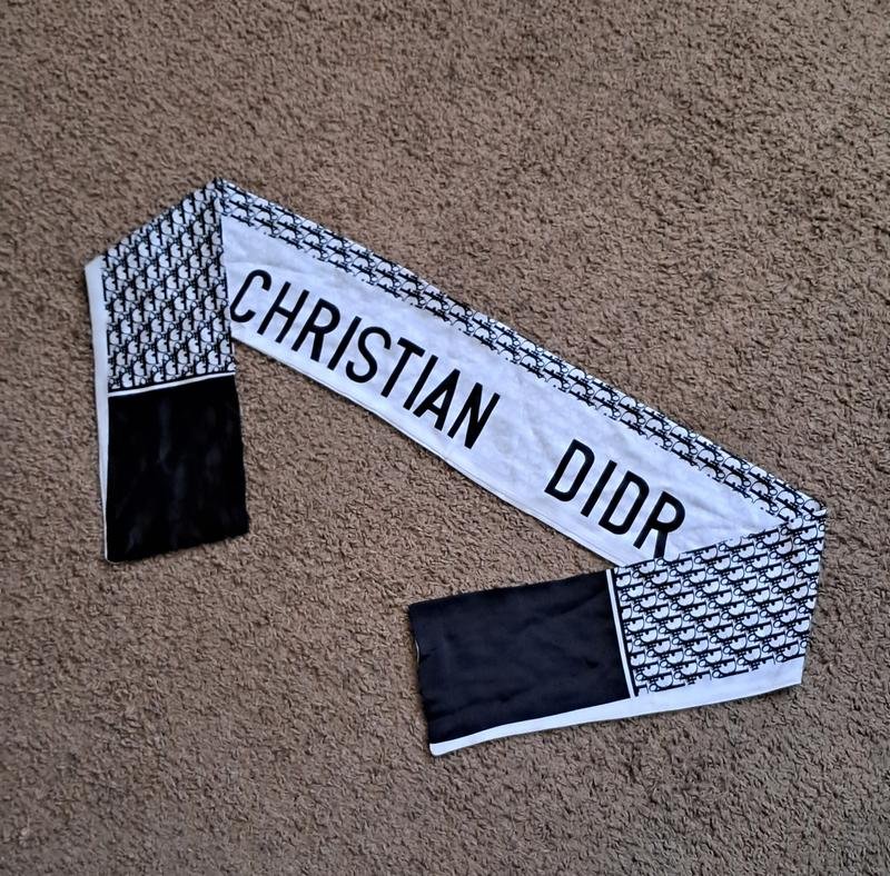 Sciarpa Dior Nera Taglia Unica