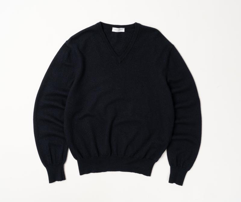 Men Gran Sasso Sweater Black Wool 38 / M / 46
