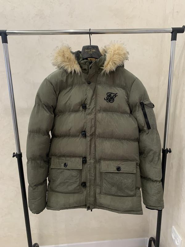 Homme Siksilk Doudoune Kaki M