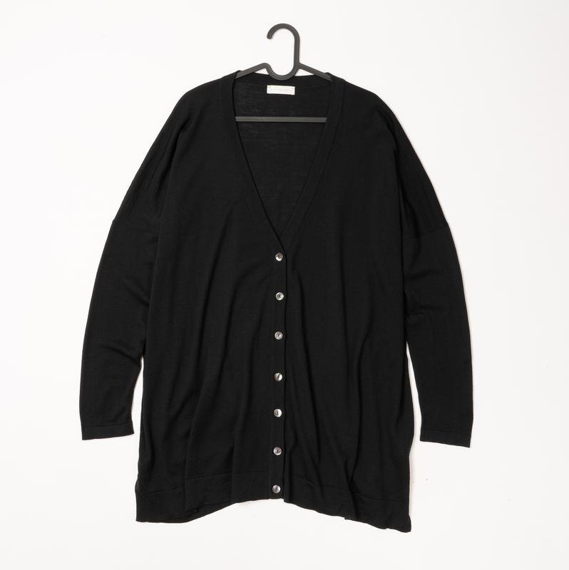 Женский John Smedley Свитер Чёрный Шерсть 42 / XL