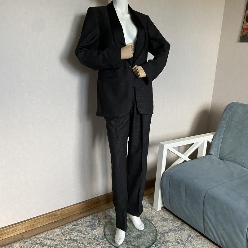 Women Guy Laroche Suit Grey Wool 36