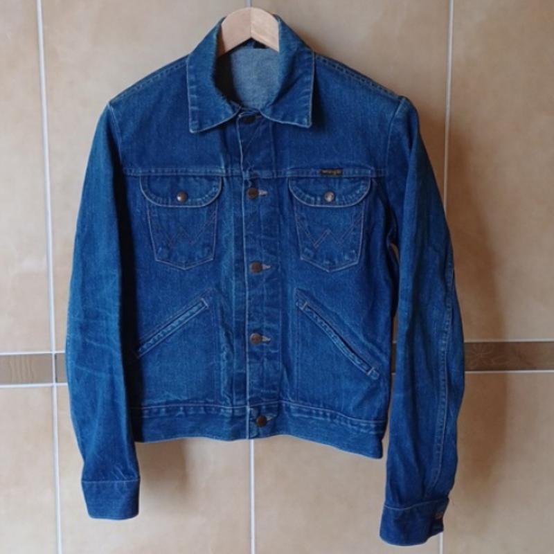 Women Wrangler Jacket Navy Denim 34