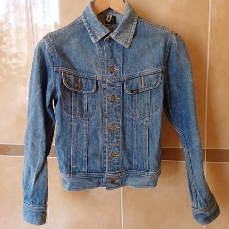 Женская Lee Куртка Бирюзовая Джинс 36