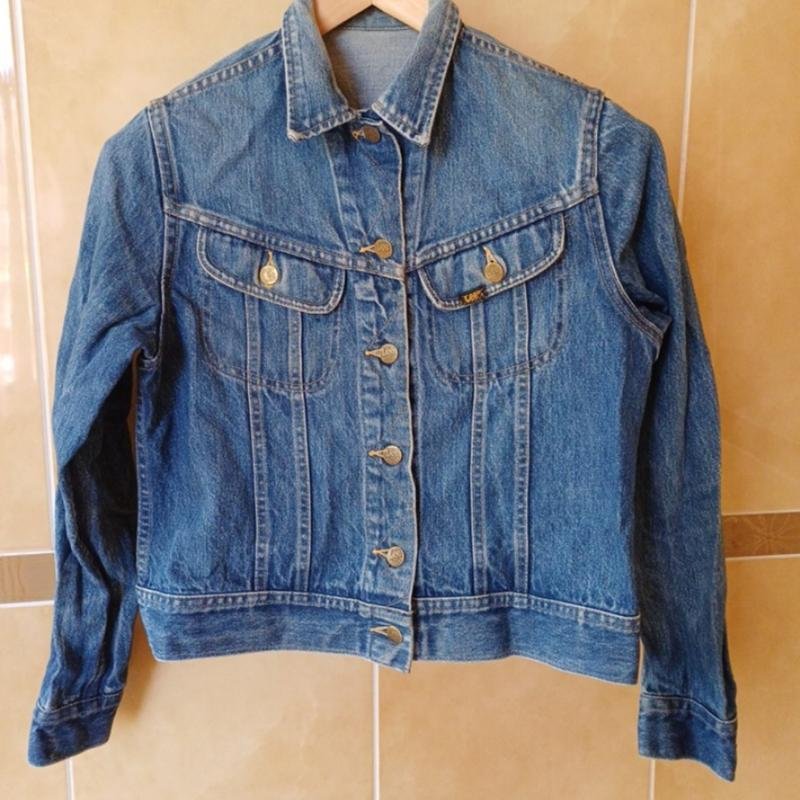 Женская Lee Куртка Голубая Джинс 34