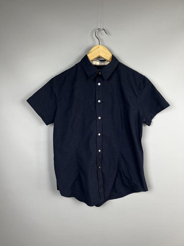 Женская Burberry Рубашка Тёмно-синий Хлопок 42 /