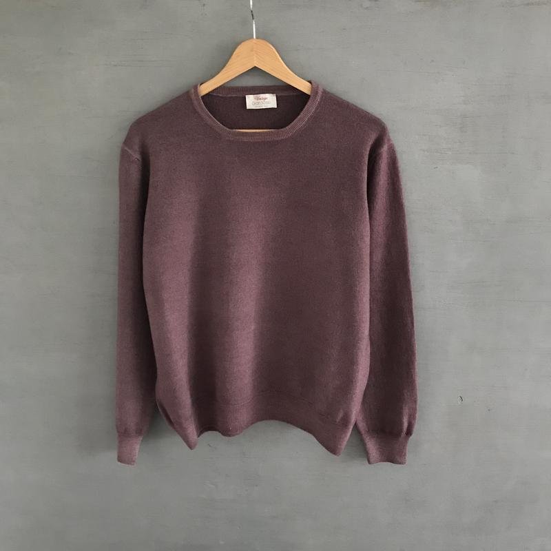 Men Gran Sasso Sweater Pink Wool 42 / XL / 50