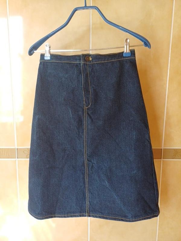 Женская Zeus Elegant Юбка Тёмно-синий Джинс 32 /