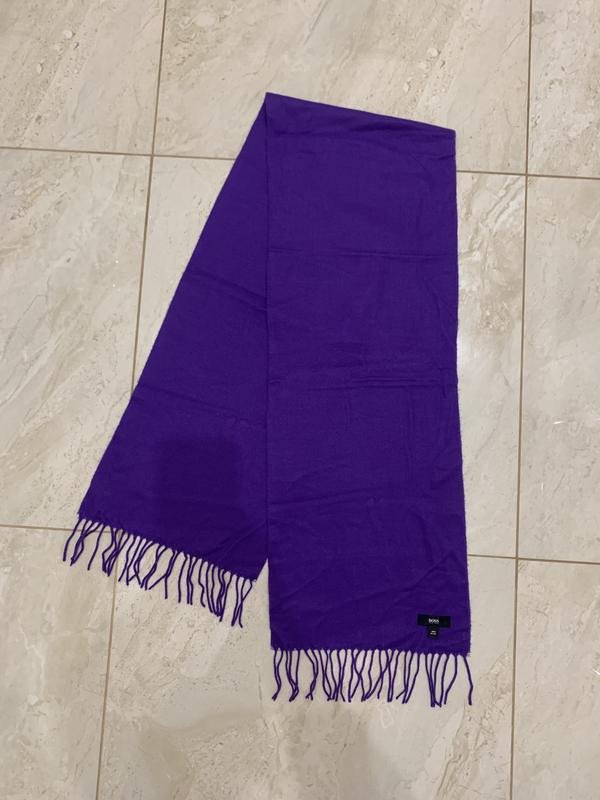 Шарф Hugo Boss Фиолетовый Один размер