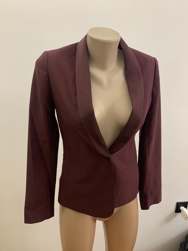 Women Primark Blazer Burgundy 32