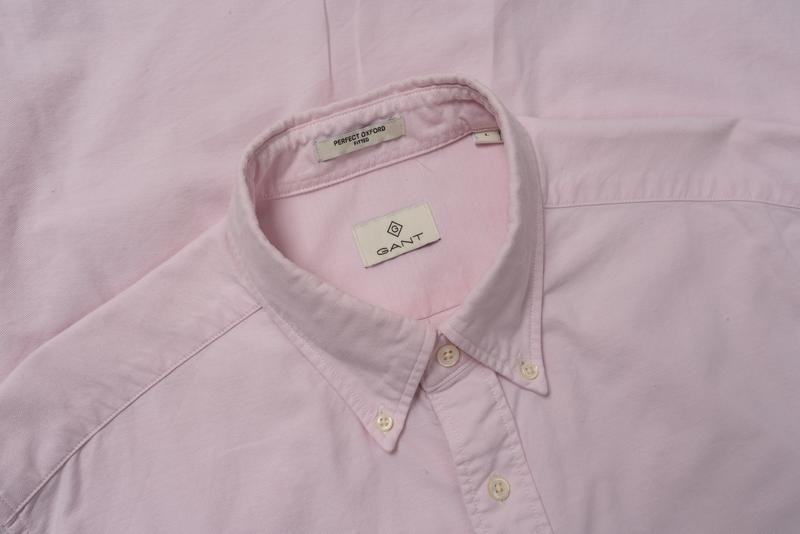 Uomo Gant Camicia Rosa Cotone 40 /L / 48