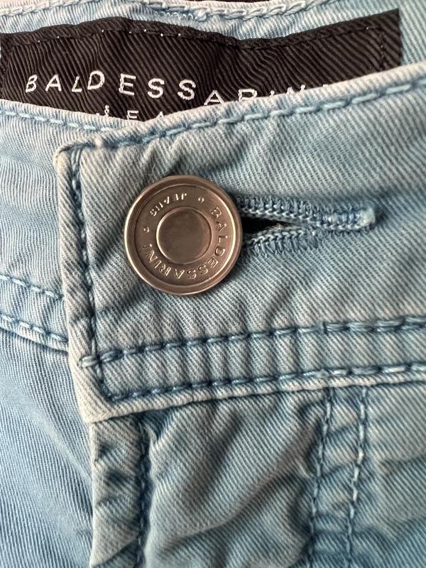 Women Baldessarini Trousers Blue Cotton 38 / M /