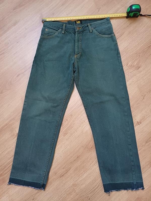 Herren Lee Jeans Grün Denim 33 / L / 48