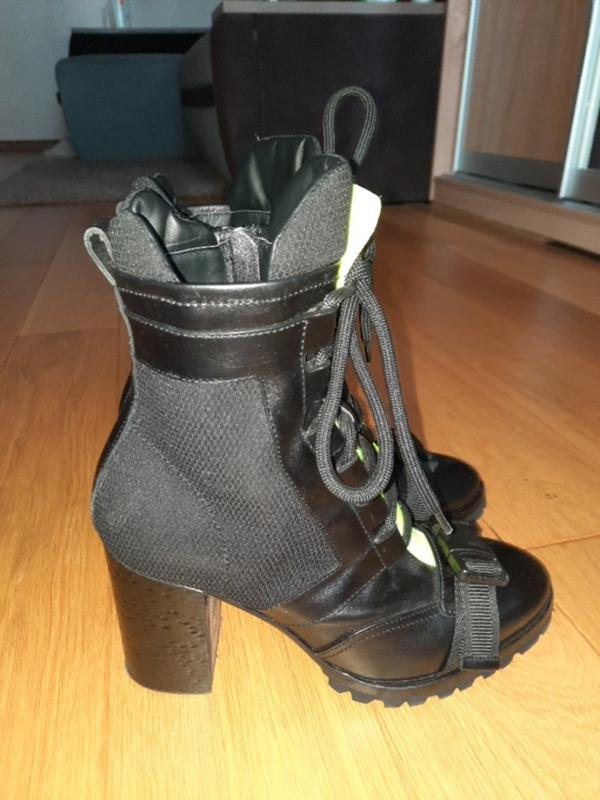 Femme Barracuda Bottines Noire Cuir 38