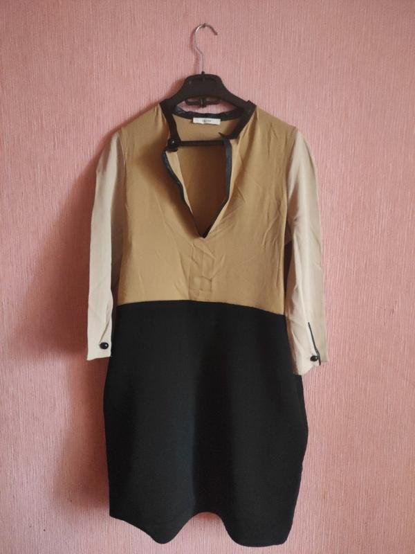 Женское Celine Платье Чёрное Шелк 36