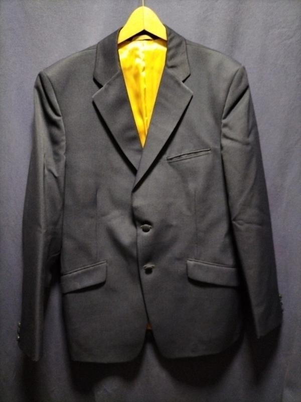 Herren S.T. Dupont Anzug Blau Wolle 38 / M / 46
