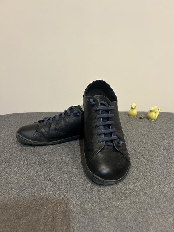 Herren Camper Absätze Schwarz Leder 44