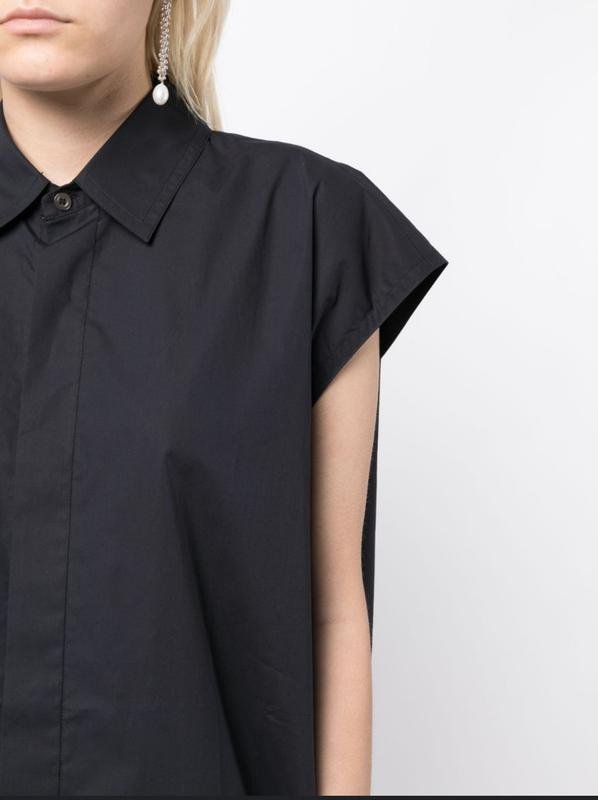 Женская Sofie D'hoore Сорочка Чёрная Хлопок 36 / S