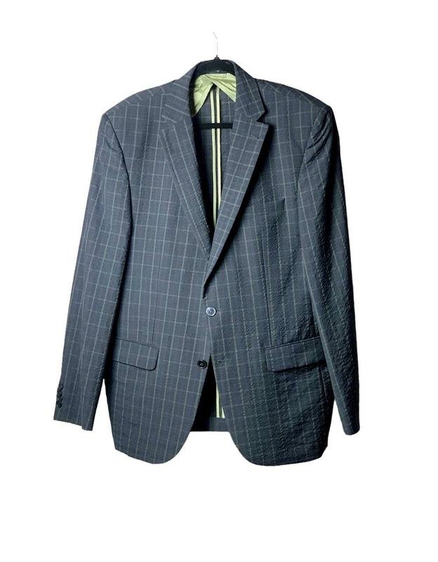 Мужской Navyboot Пиджак Чёрный Шерсть 40 /L / 48