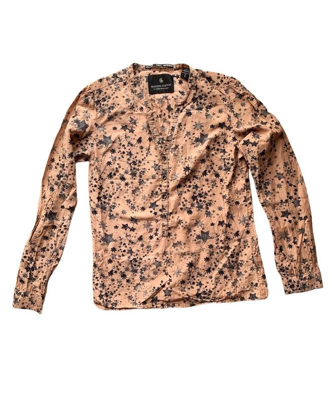 Женская Maison Scotch Рубашка Персиковый Серый