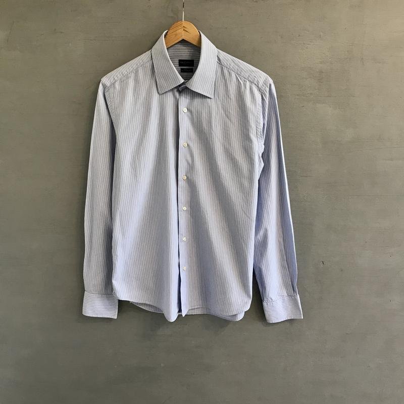 Men Valentino Shirt Blue Cotton 38 / M / 46