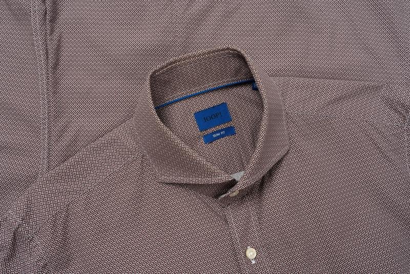 Uomo JOOP! Camicia Borgogna Cotone 38 / M / 46