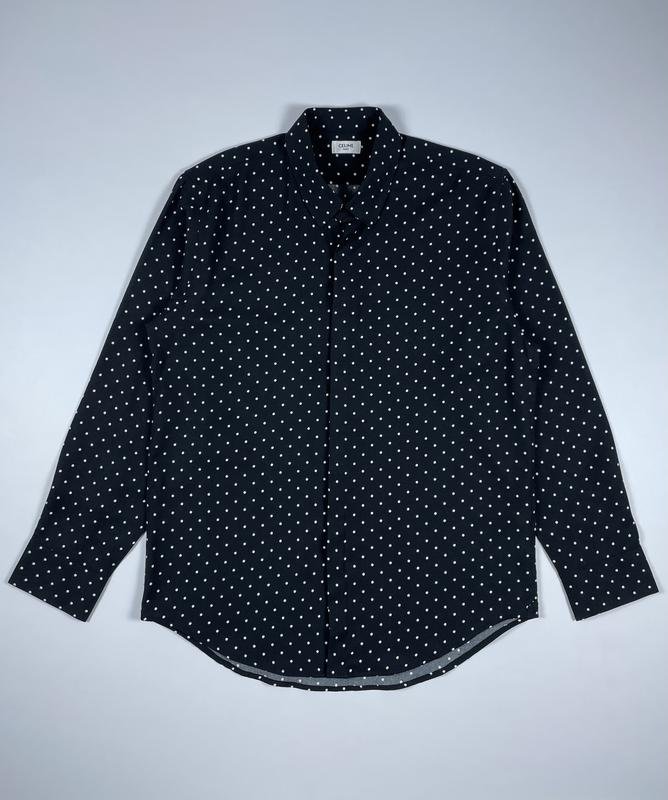 Мужской Celine Рубашка Чёрный 40 /L / 48