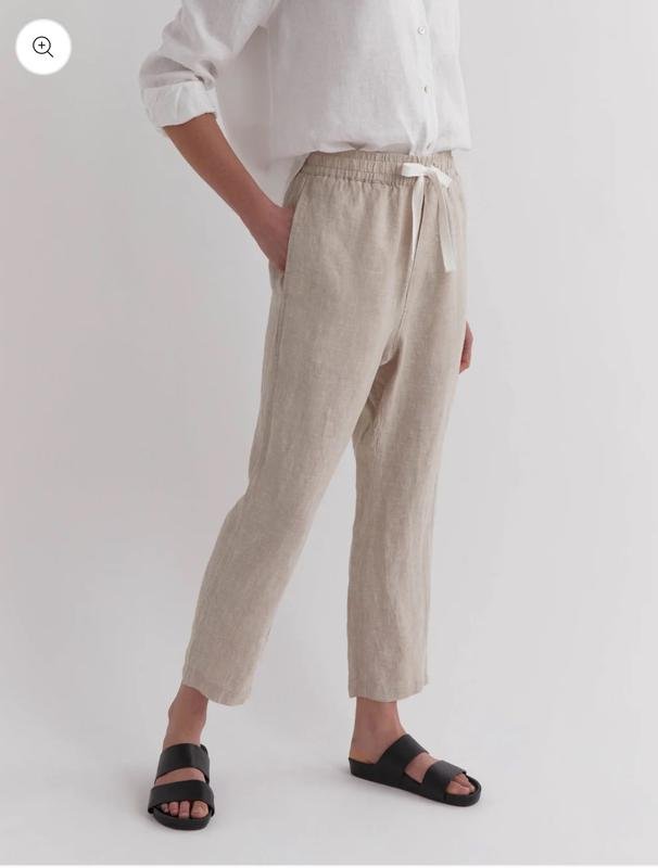Damen Anya Magsen Caprihose Beige 58 / 7XL / 66