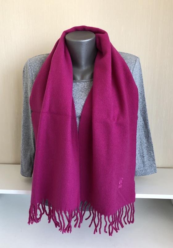 Women Cerruti Scarf Pink Wool