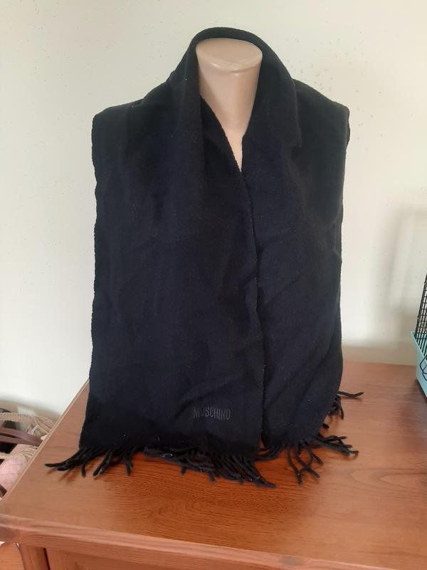 Écharpe Moschino Noir Laine