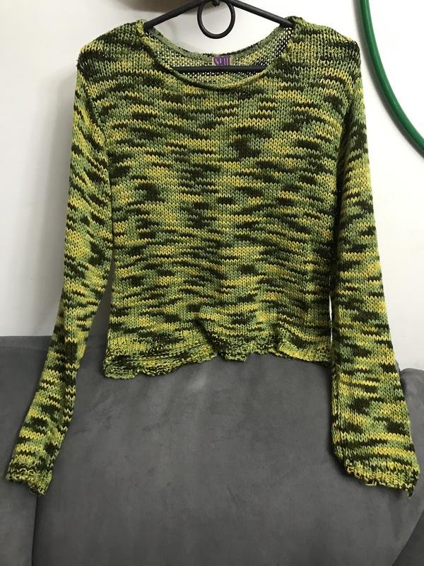Женский Spot On Свитер Зелёный Акрил 36 / S / 44