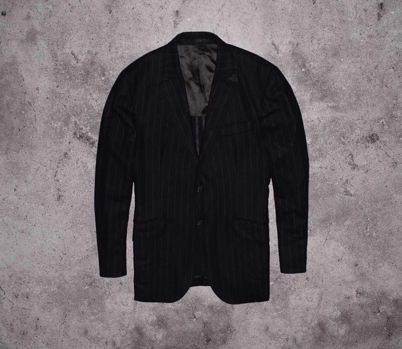 Men Hackett Blazer Grey Wool 38 / M / 46