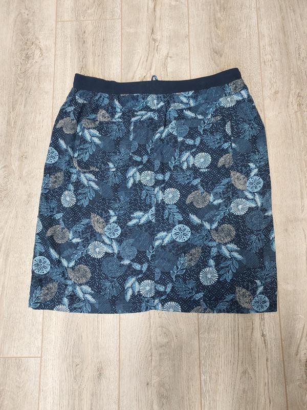 Damen Rock Blau Viskose 42 / XL / 50