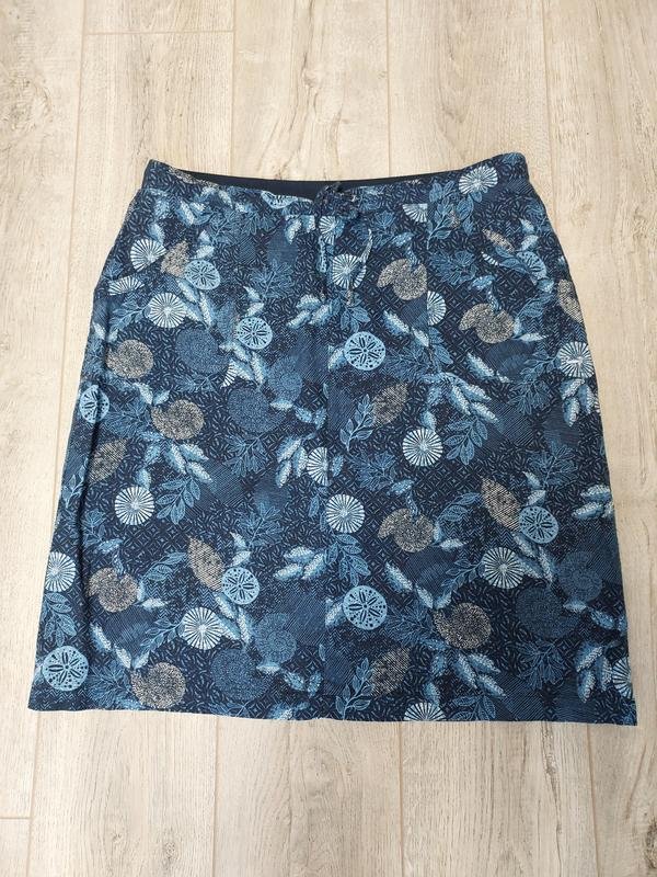 Damen Rock Blau Viskose 42 / XL / 50