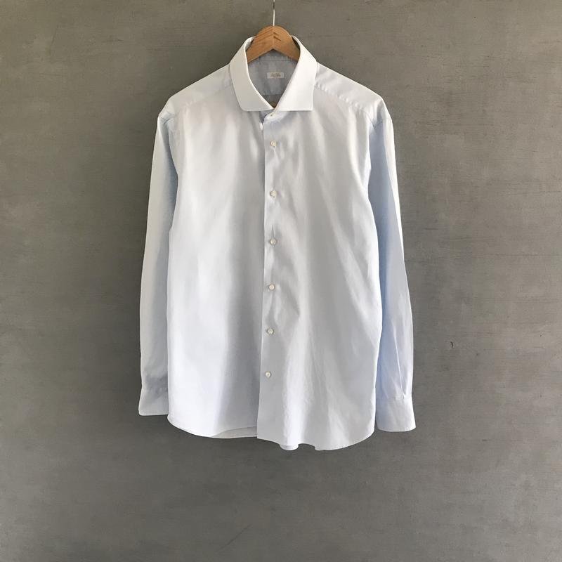 Men Barba Shirt Blue Cotton 42 / XL / 50