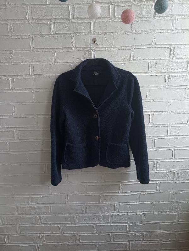 Damen Coccinelle Sakko Schwarz Wolle 36 / S / 44