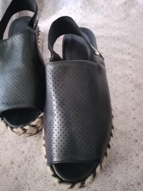 Women Ba&sh Heels Black Leather 37