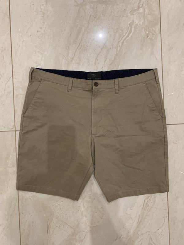 Мужские Marks & Spencer Шорты Бежевые 36 / XL / 50