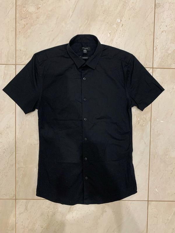 Мужской New Look Рубашка Чёрный 34 / XS / 42