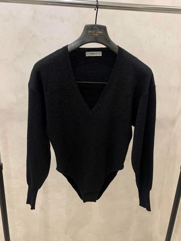 Women ZARA Bodysuit Black 36 / S / 44