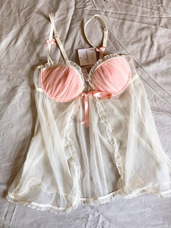 Donna Ann Summers Babydoll Beige Rosa 38 / M / 46
