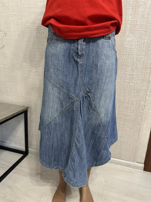 Women New Look Skirt Navy Denim 36 / S / 44