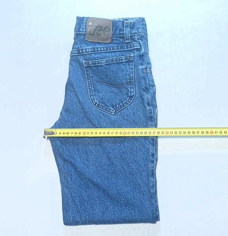 Damen Lee Jeans Türkis Baumwolle 24 / XXS