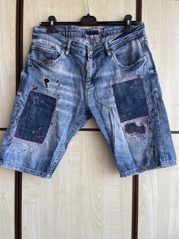 Herren Dsquared² Shorts Marineblau 33 / L / 48