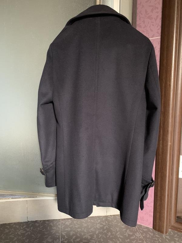 Женский Aquascutum Пальто Тёмно-синий Шерсть 36 /