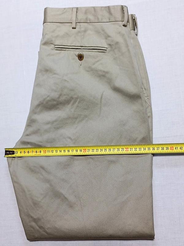 Men Lands' End Trousers Mustard Cotton 34 / L / 50