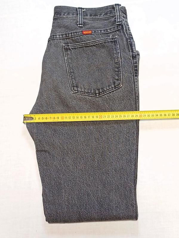 Мужские Vintage Rustler Джинсы Чёрный Деним 32