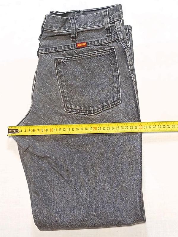 Мужские Vintage Rustler Джинсы Серый Деним 31