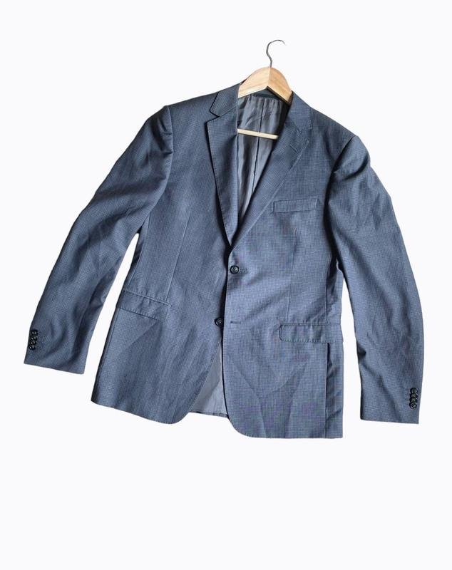 Men Ermenegildo Zegna Blazer Grey Wool 38 / M / 46