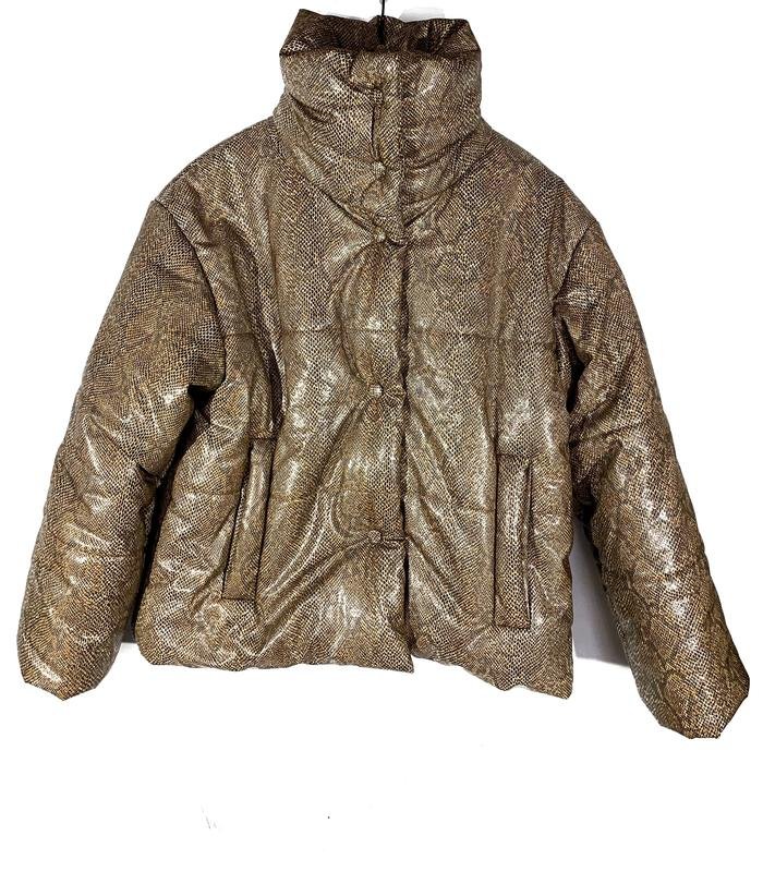 Damen Nanushka Jacke Beige Leder S
